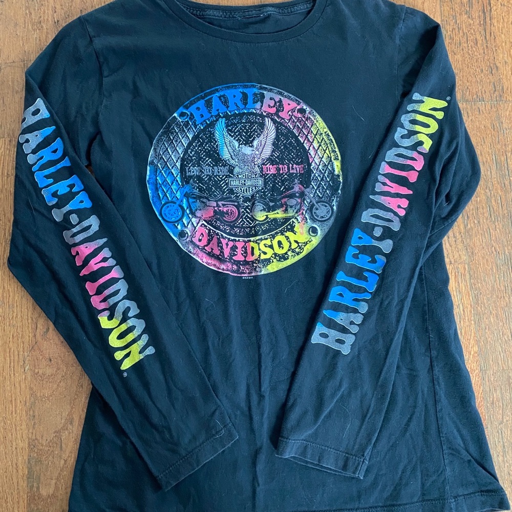 🔥 Harley Davidson Long Sleeve T-shirt